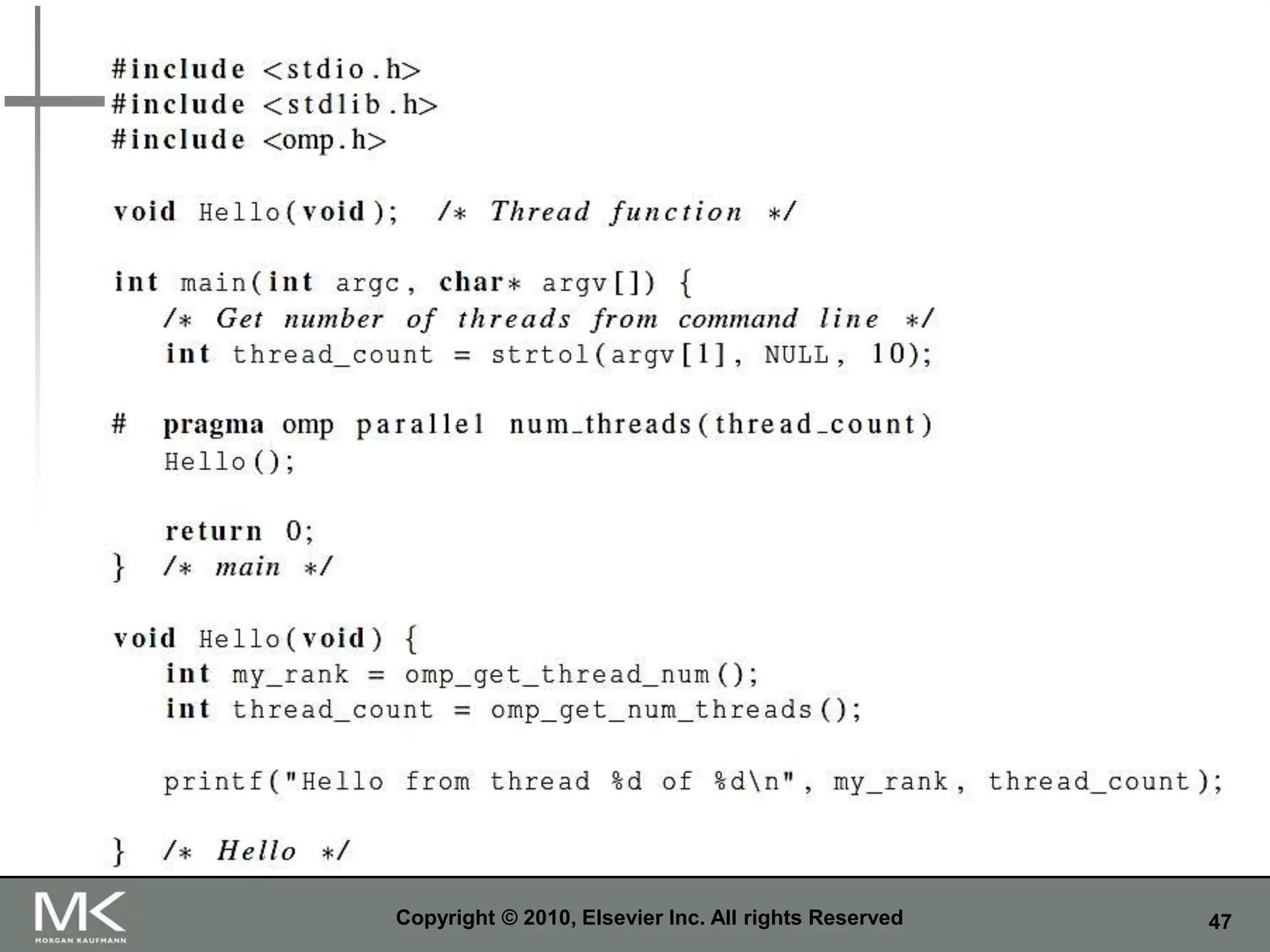 47
Copyright © 2010, Elsevier Inc. All rights Reserved
 