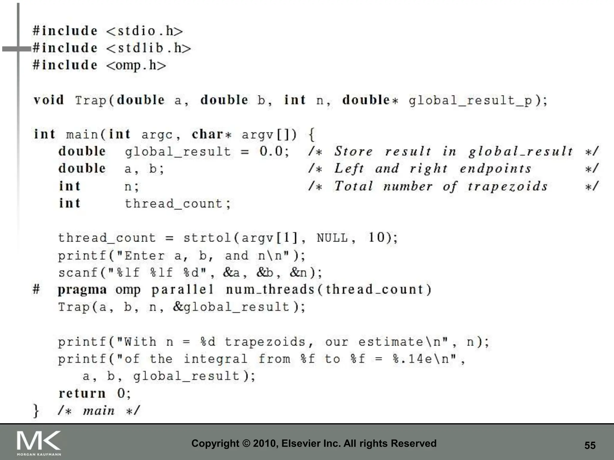 55
Copyright © 2010, Elsevier Inc. All rights Reserved
 