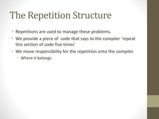 CPP03 - Repetition | PPT