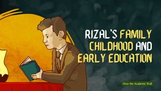 Rizal's Family
Childhood and
Early Education
Over the Academic Wall
 