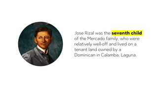 03 - Rizal's Family, Childhood, and Early Education | Life and Works of Rizal