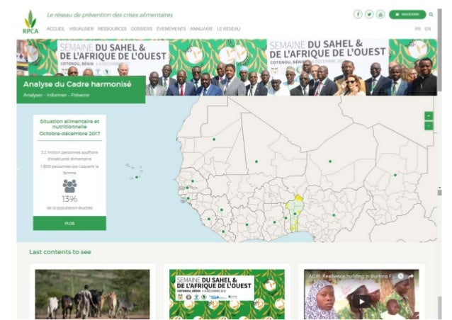 Processus inclusif et consensuel - 2017
• Avril : validation des grandes lignes de la plateforme
d’information (réunion re...