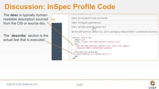 Compliance Automation with Inspec Part 3 | PPT