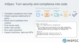 Compliance Automation with Inspec Part 3 | PPT