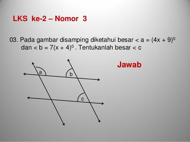 Sifat Sifat Sudut Dan Pembahasannya