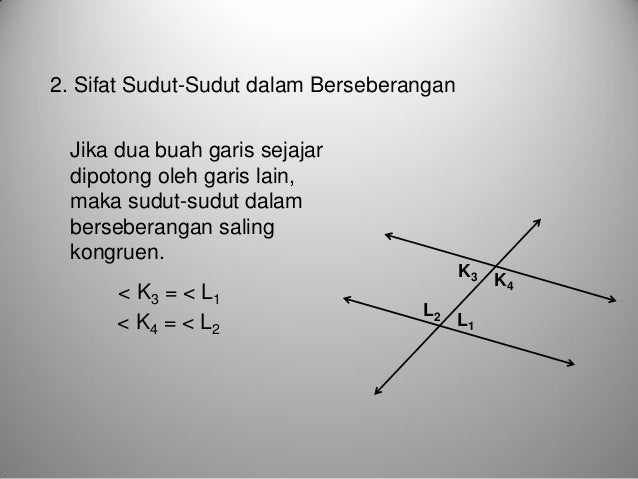 Sifat Sifat Sudut Dan Pembahasannya