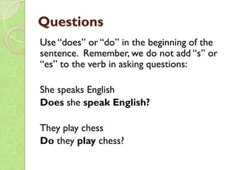 03. simple present tense | PPTX