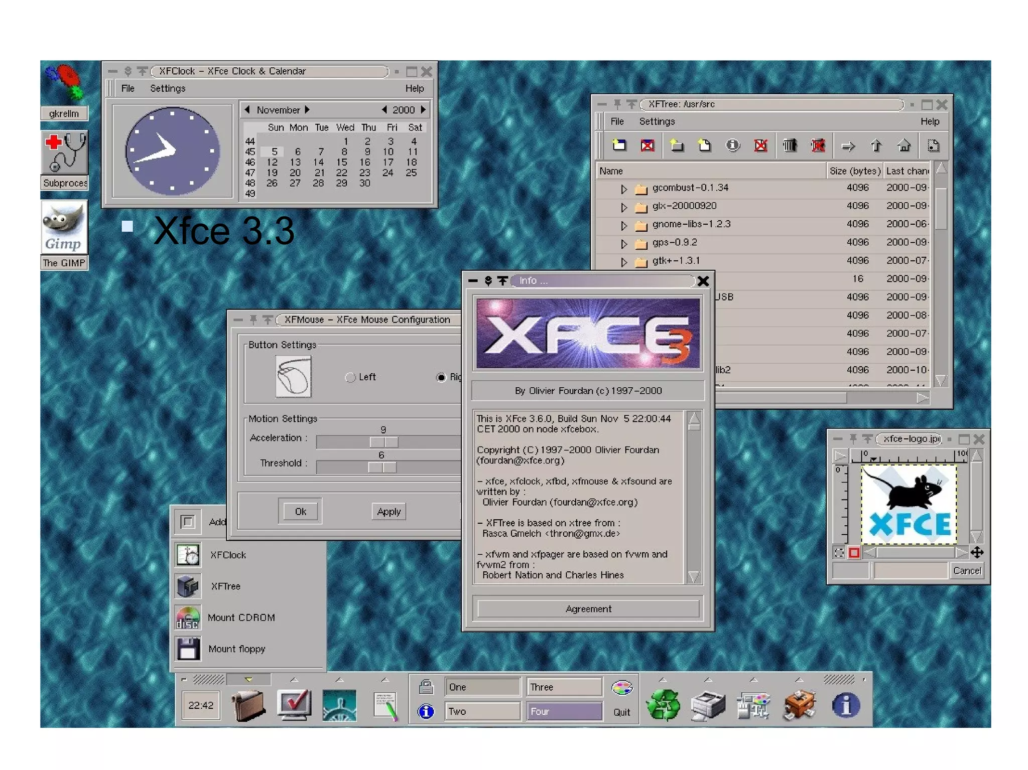  Xfce 3.3
 