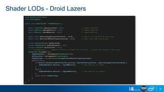 22
Shader LODs - Droid Lazers
 