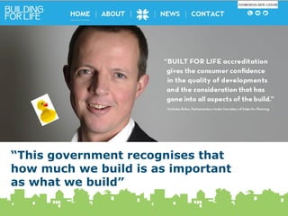 18 February 2015
31
“This government recognises that
how much we build is as important
as what we build”
 