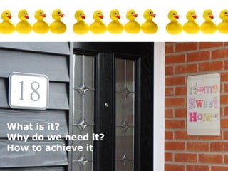 18 February 2015
8
How can we
get there?
What is it?
Why do we need it?
How to achieve it
 