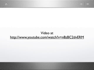 Video at
http://www.youtube.com/watch?v=n8zBC2dvERM
 