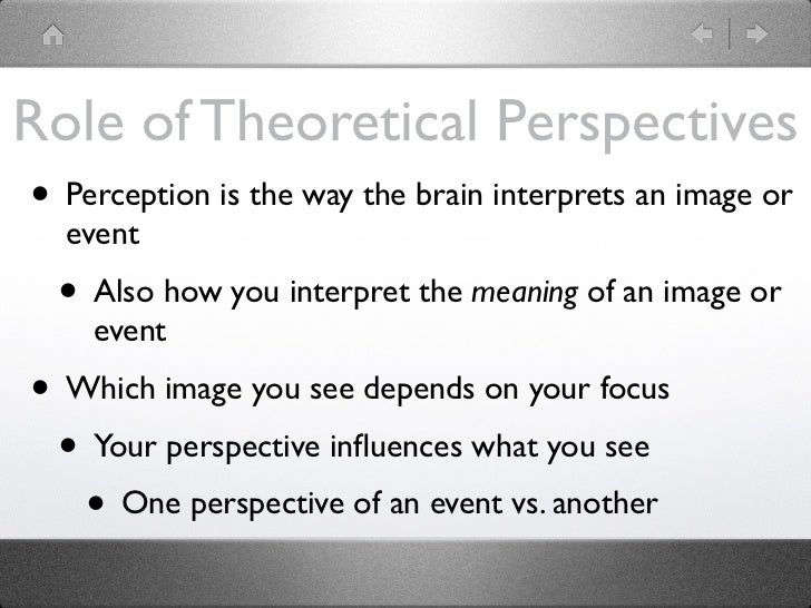 03 theoretical perspective theoretical perspectives