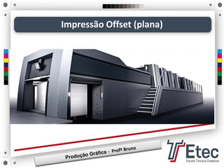 Impressão Offset (plana)
 