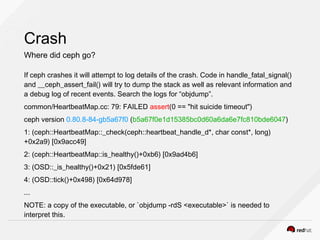 Ceph Day Melbourne - Troubleshooting Ceph | ODP