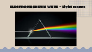ELECTROMAGNETIC WAVE – Light waves
 
