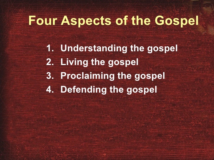 03. What Does The Word Gospel Mean