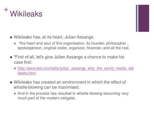 What did julian assange do image