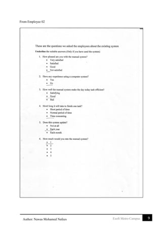 9Esoft Metro CampusAuthor: Nawas Mohamed Nafees
From Employee 02
 