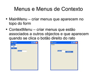Desenvolvimento em .Net - User Interface