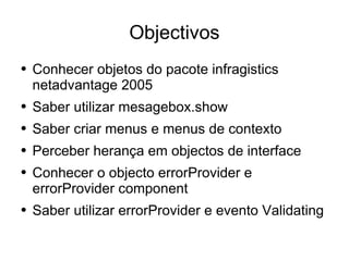 Desenvolvimento em .Net - User Interface