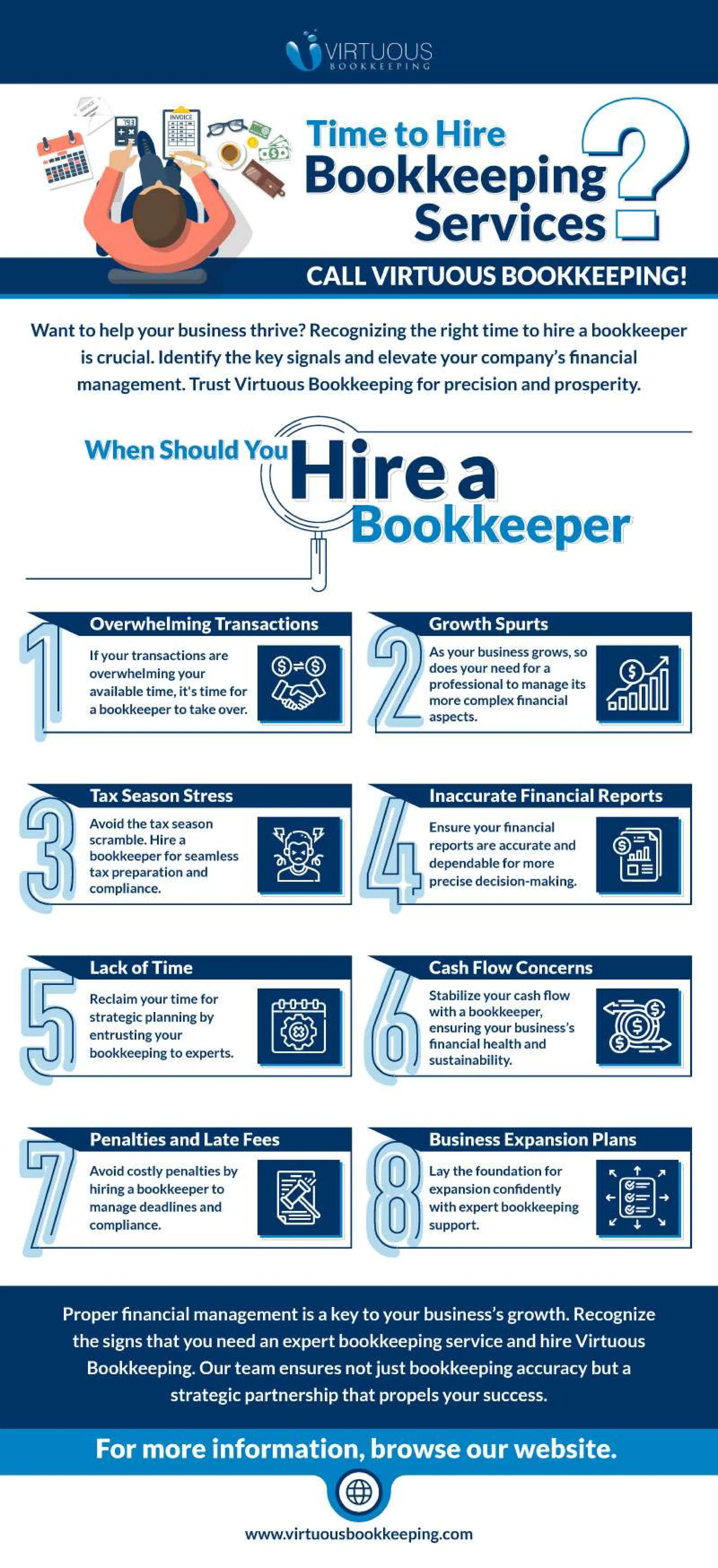 When to Hire a Bookkeeping Service: Key Signs for Business Growth | PDF