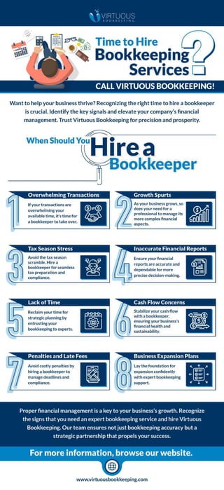 When to Hire a Bookkeeping Service: Key Signs for Business Growth