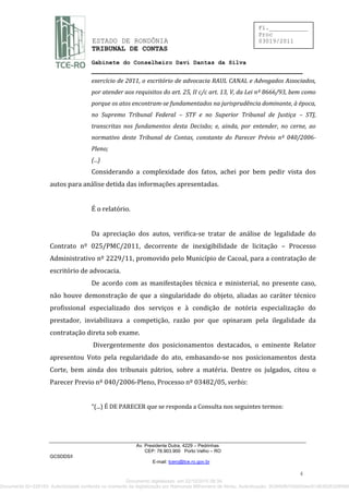 Dispensa de licitação rende multas de quase R$ 13 mil a prefeito e procurador de Cacoal