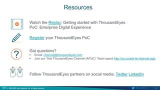 Getting Started with ThousandEyes Proof of Concepts | PPTX