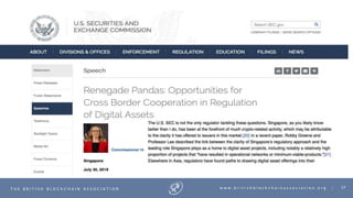 27T H E B R I T I S H B L O C K C H A I N A S S O C I A T I O N w w w . b r i t i s h b l o c k c h a i n a s s o c i a t i o n . o r g |
 