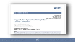 28T H E B R I T I S H B L O C K C H A I N A S S O C I A T I O N w w w . b r i t i s h b l o c k c h a i n a s s o c i a t i o n . o r g |
 