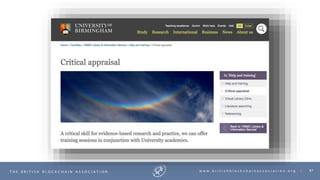 87T H E B R I T I S H B L O C K C H A I N A S S O C I A T I O N w w w . b r i t i s h b l o c k c h a i n a s s o c i a t i o n . o r g |
 