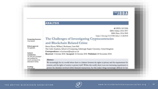 97T H E B R I T I S H B L O C K C H A I N A S S O C I A T I O N w w w . b r i t i s h b l o c k c h a i n a s s o c i a t i o n . o r g |
 