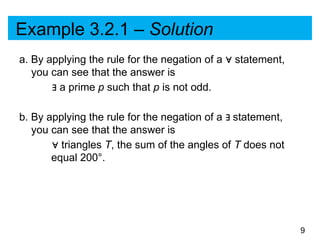 Understanding the Logic and Negations of Quantified Statements in ...