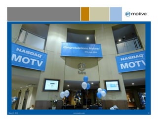 March 2, 2010   www.motive.com   53
 