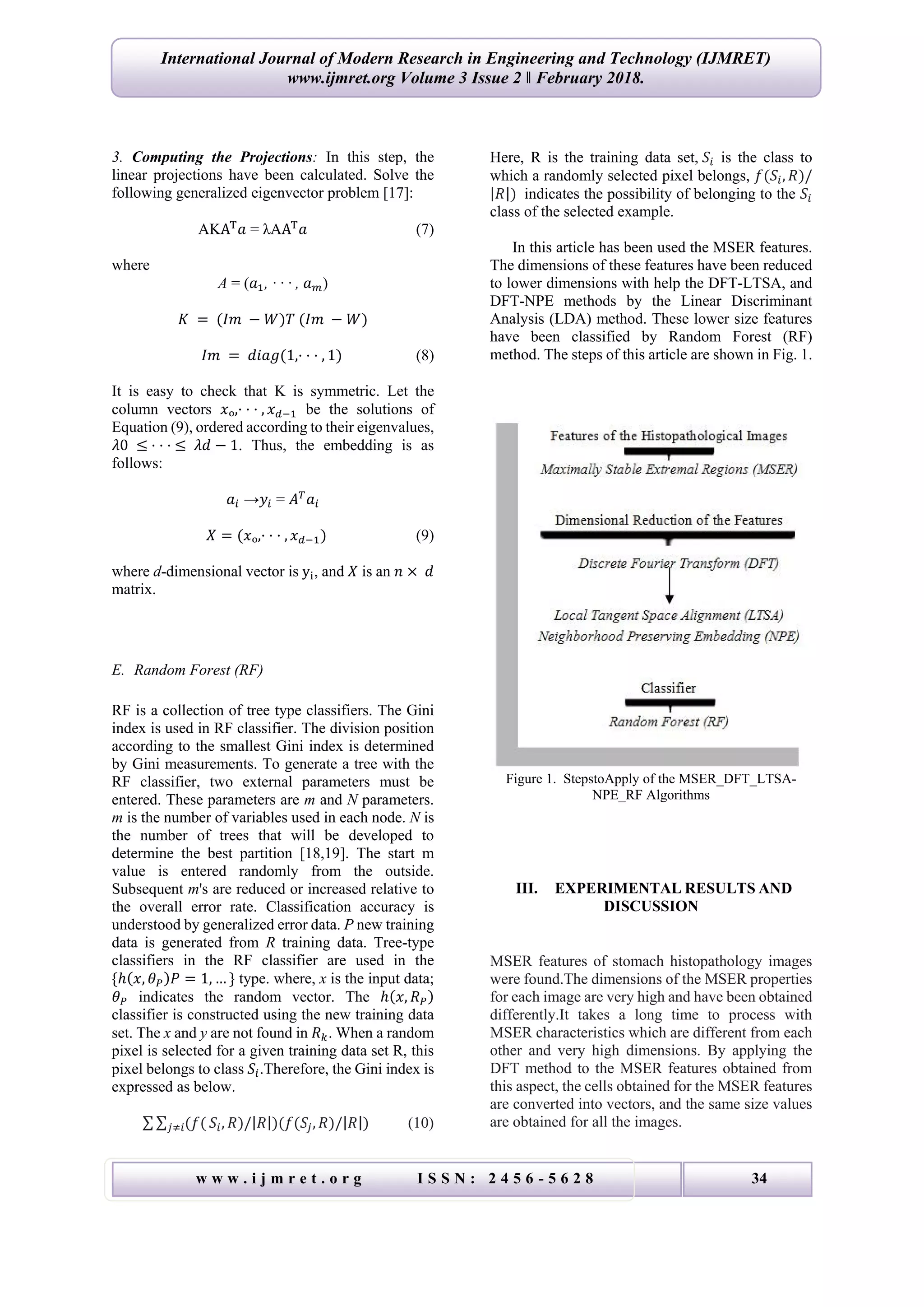 Classification with Random Forest Based on Local Tangent Space ...