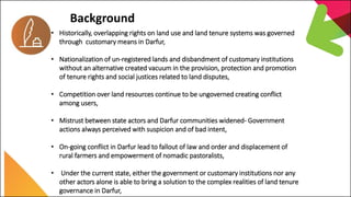 7th Capitalization Meeting
EU Land Governance Programme
Background
• Historically, overlapping rights on land use and land...