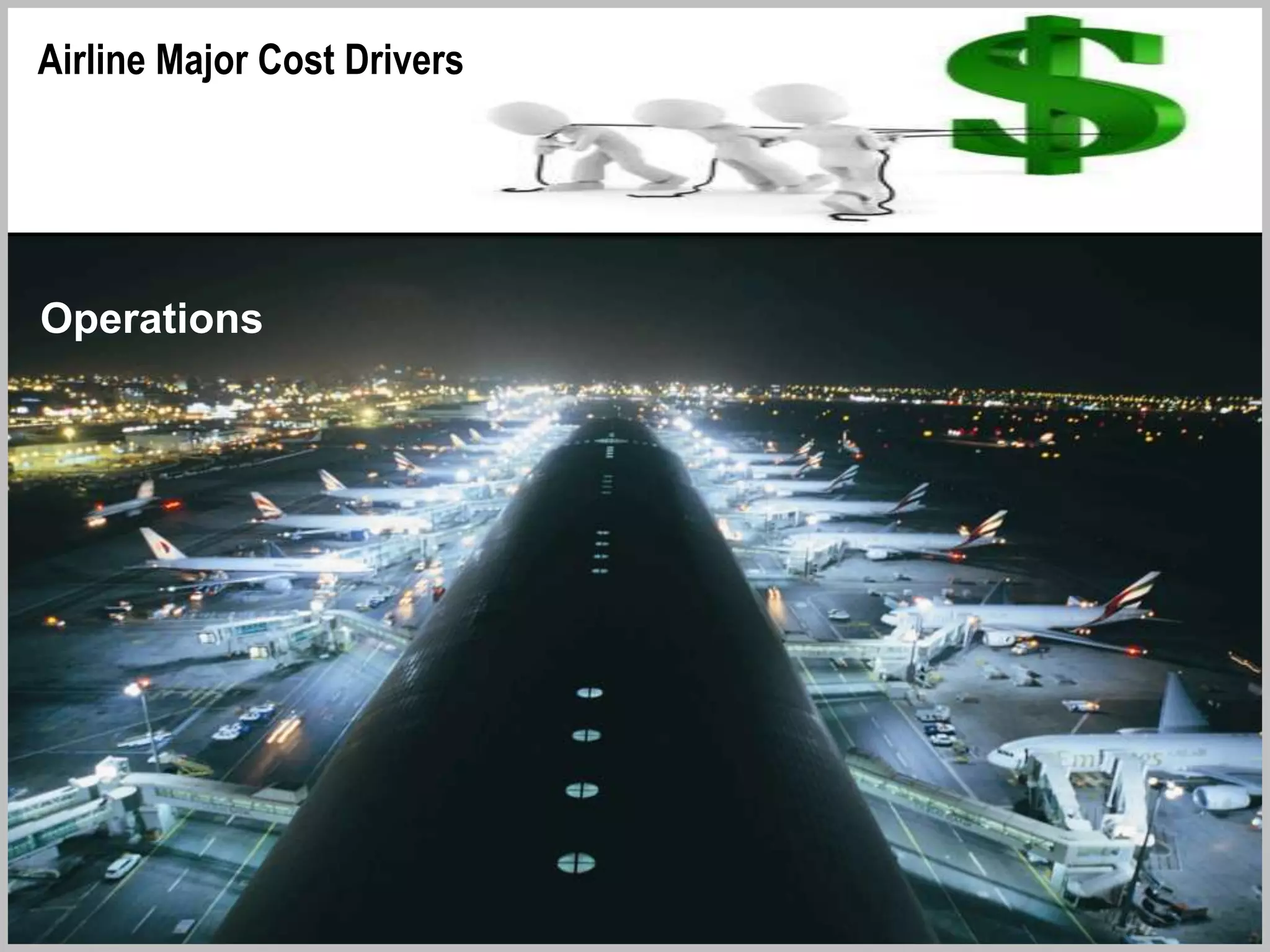Airline Major Cost Drivers
Component MRO
 