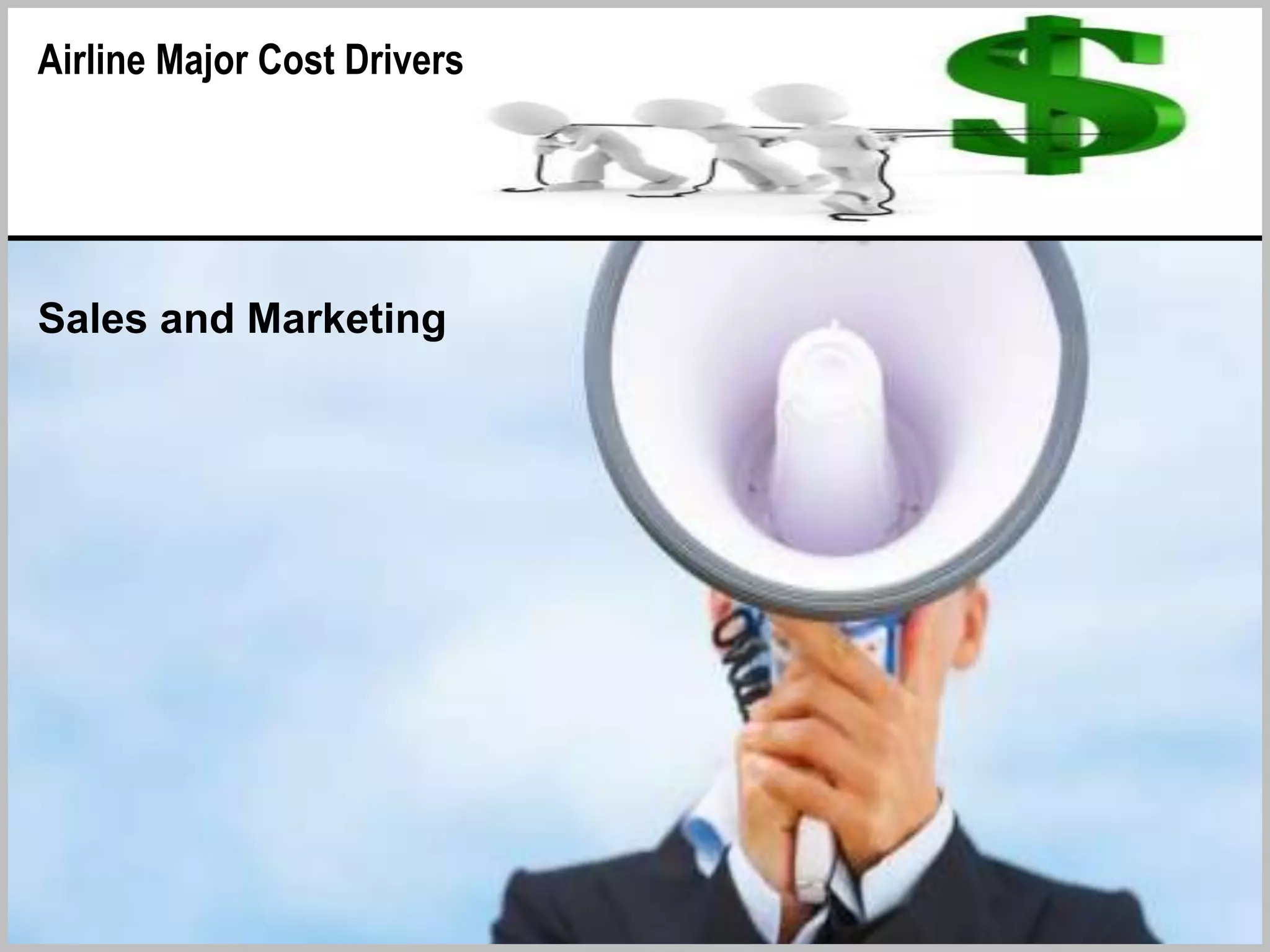 Airline Major Cost Drivers
Financing
 