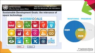 7th Capitalization Meeting
EU Land Governance Programme
MONITORING PROGRESS
 