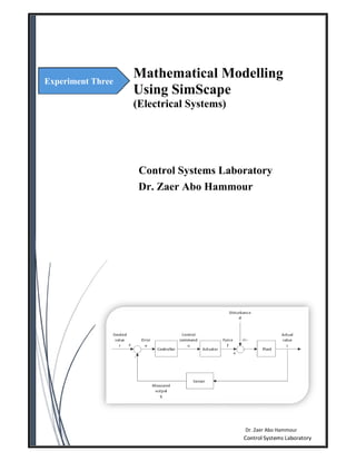 03 1 mathematical modeling using sim-scape_electrical | PDF