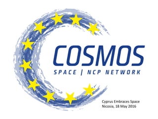 Cyprus Embraces Space
Nicosia, 18 May 2016
 