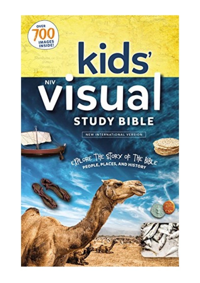 Niv Kids Visual Study Bible Hardcover Full Color Interior Zonde
