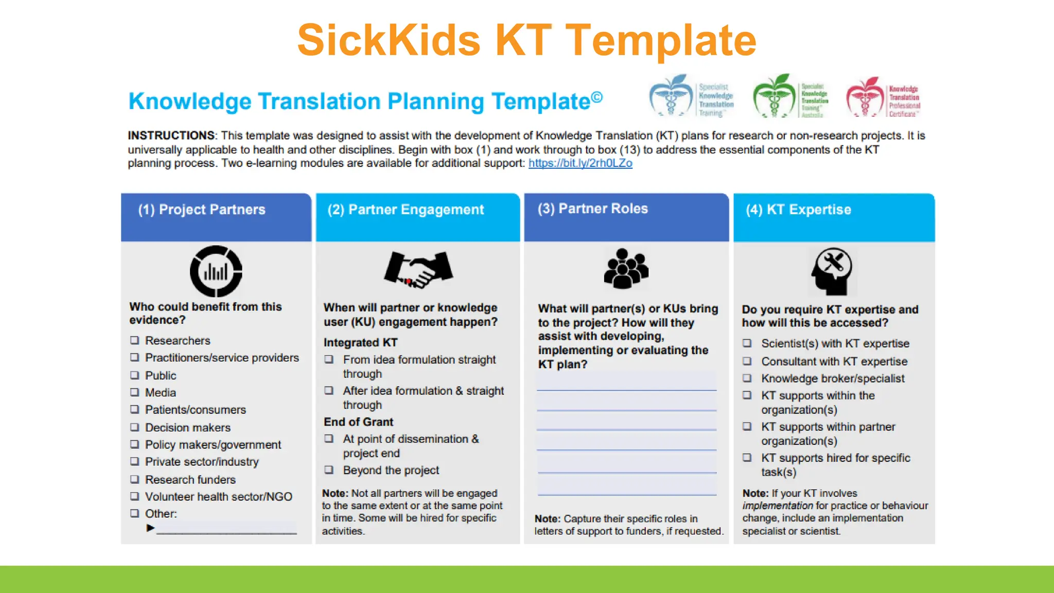 SickKids KT Template
 