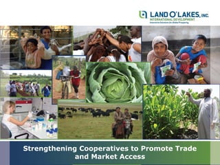 Strengthening Cooperatives to Promote Trade
and Market Access

 