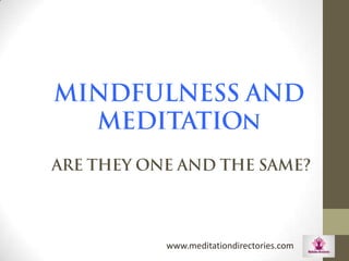 www.meditationdirectories.com
 
