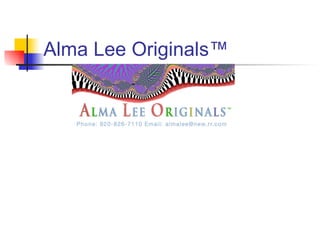 Alma Lee Originals™ 