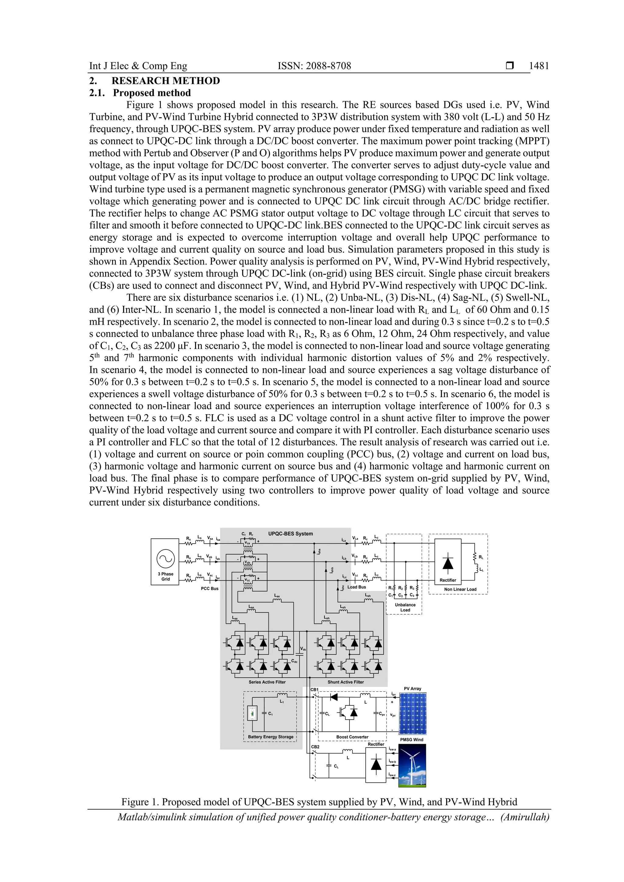 Matlab/simulink simulation of unified power quality conditioner-battery ...