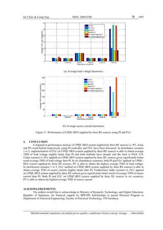 Matlab/simulink simulation of unified power quality conditioner-battery ...