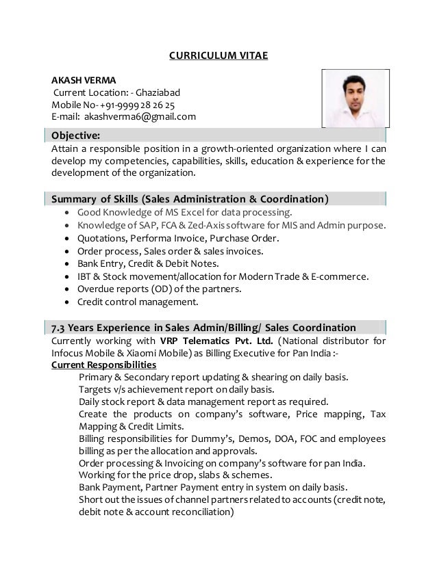 Sales Admin Coordinator